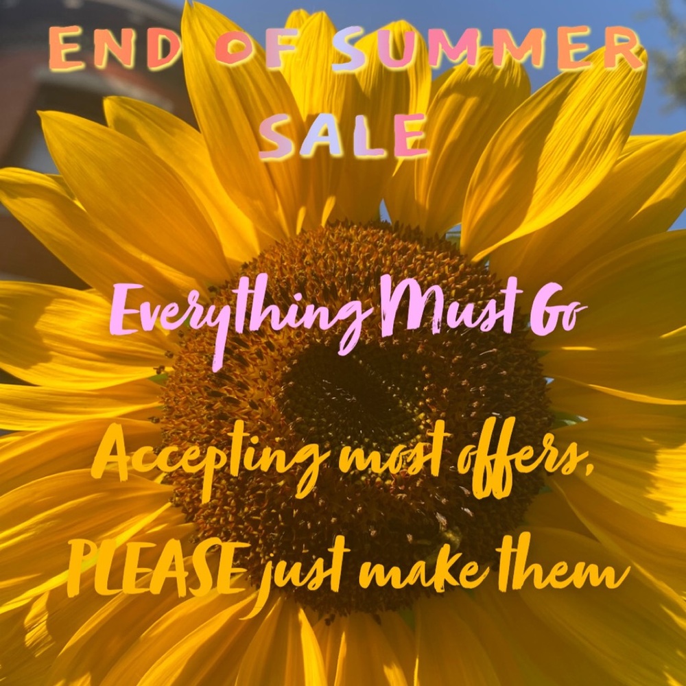 End of Summer Sale!